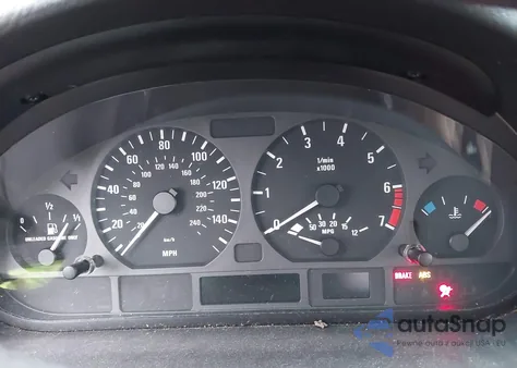 2000 BMW 323I из США, поврежденный, VIN WBAAM3347YFP70968